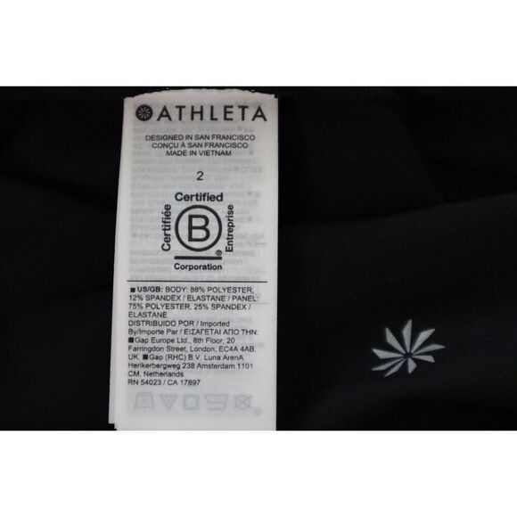 Athleta 586806-00-2 Women's Sz 2 Black Fairway 5" Golf Shorts - Picture 5 of 12